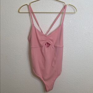 Colsie Pink Bodysuit- Size large